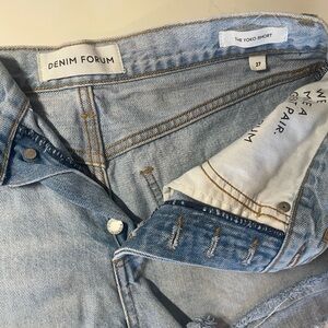 Denim Forum Yoko Shorts, Size 27
